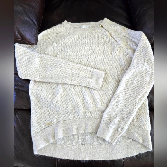 Abercrombie & Fitch Sweaters - 2 for $20 Abercrombie gold metallic sweater with side zipper accent